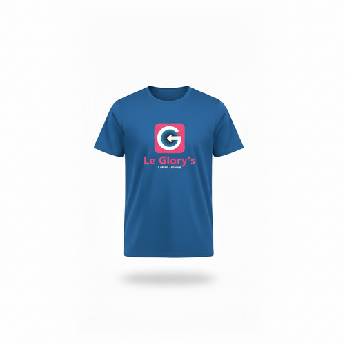 T-shirt manches courtes logo Le Glory's col rond