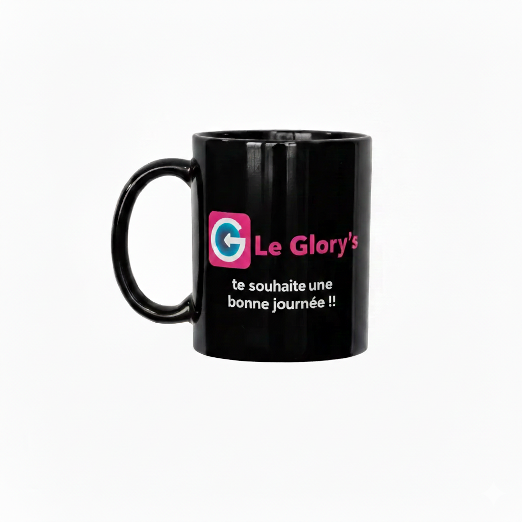 Le Mug magique du Glory's !! Qui dévoile le texte avec la chaleur !