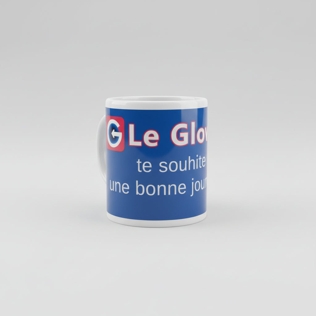 Le Mug magique du Glory's !! Qui dévoile le texte avec la chaleur !